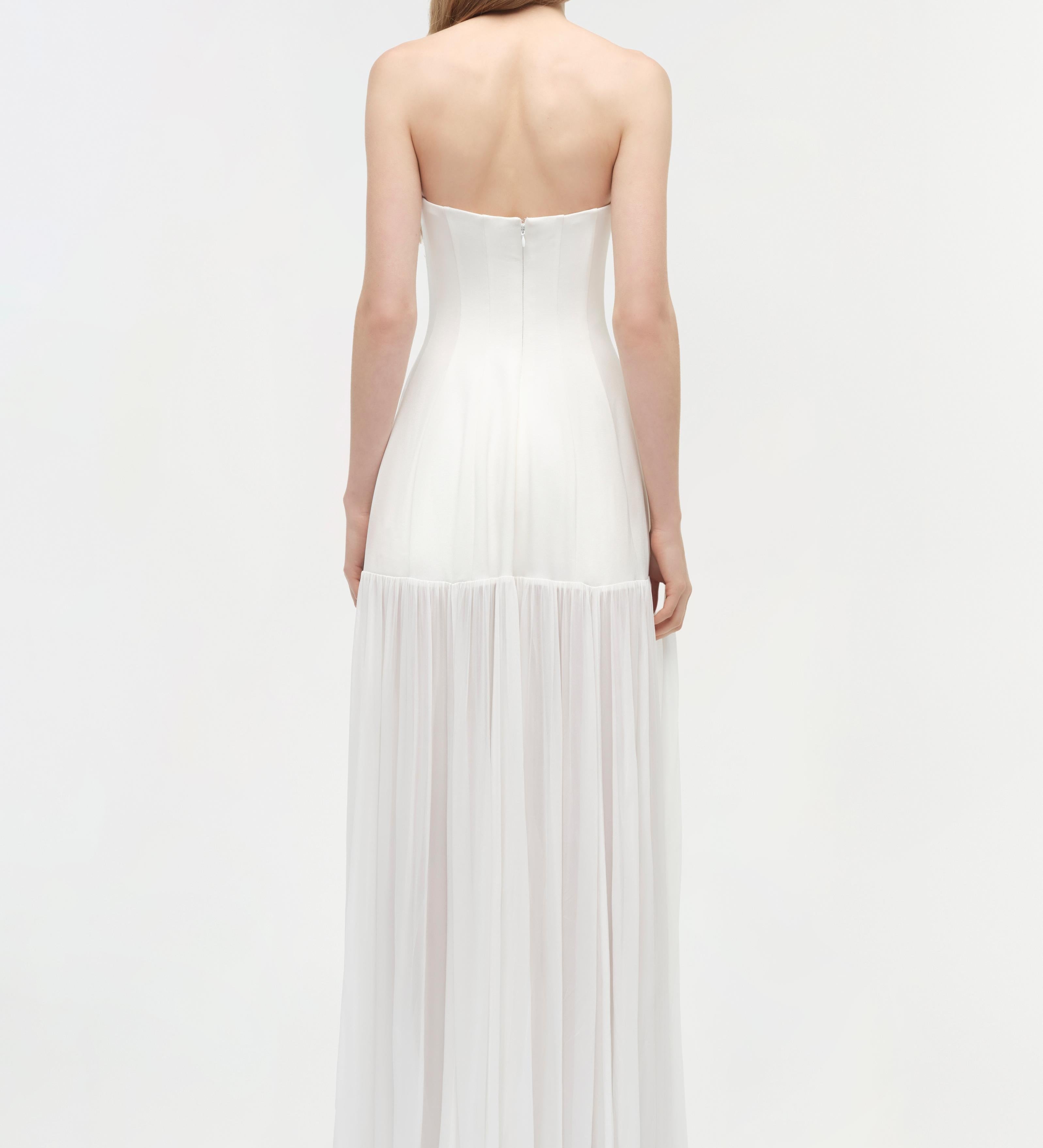 Simkhai - Sandrine Draped Jersey Bustier Midi Dress