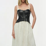 Simkhai - Cortland Belted Bustier Midi Dress