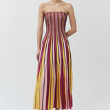 Simkhai - Soleil Striped Midi Dress