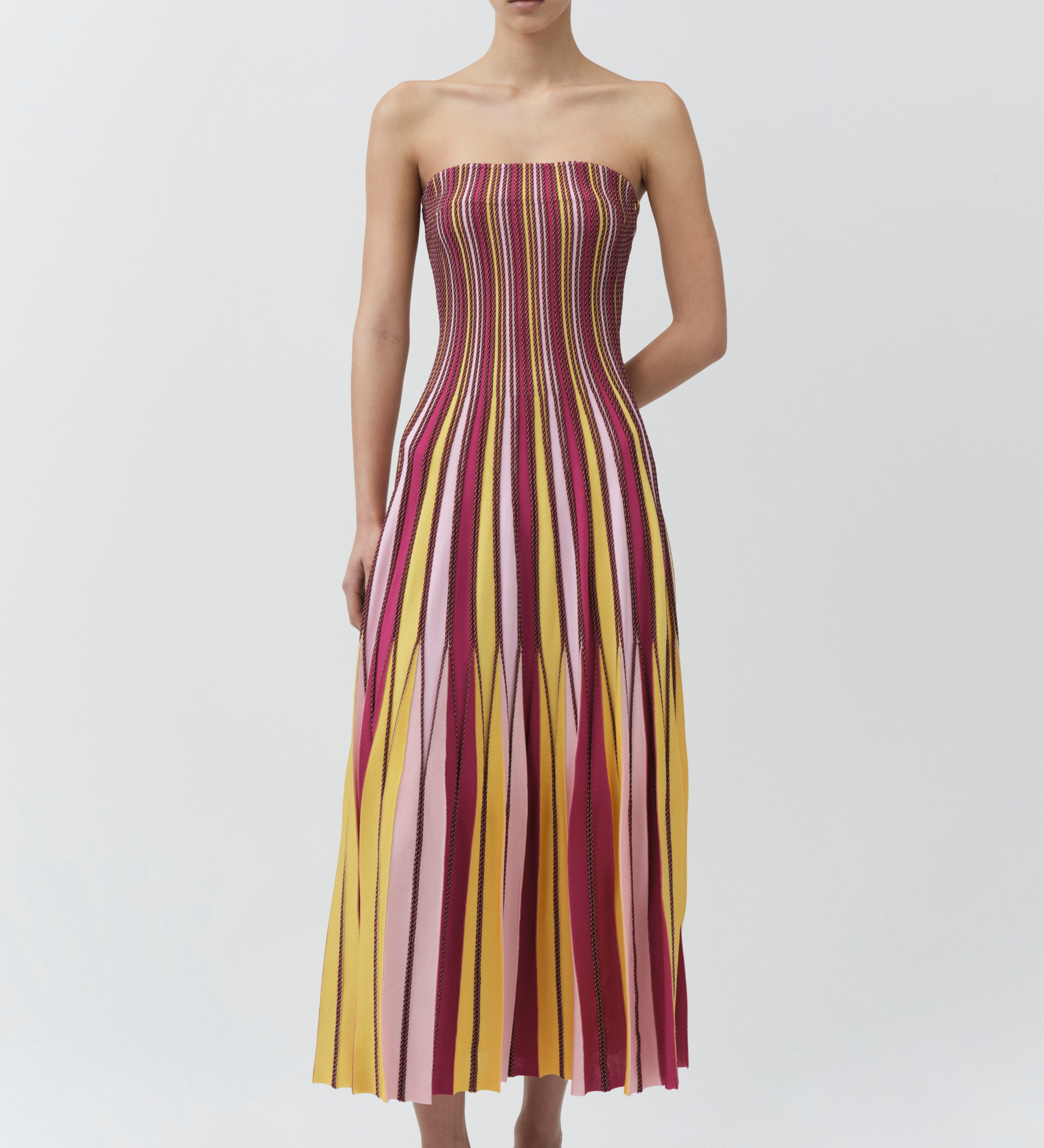 Simkhai - Soleil Striped Midi Dress