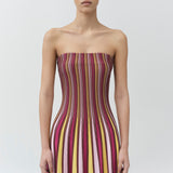 Simkhai - Soleil Striped Midi Dress