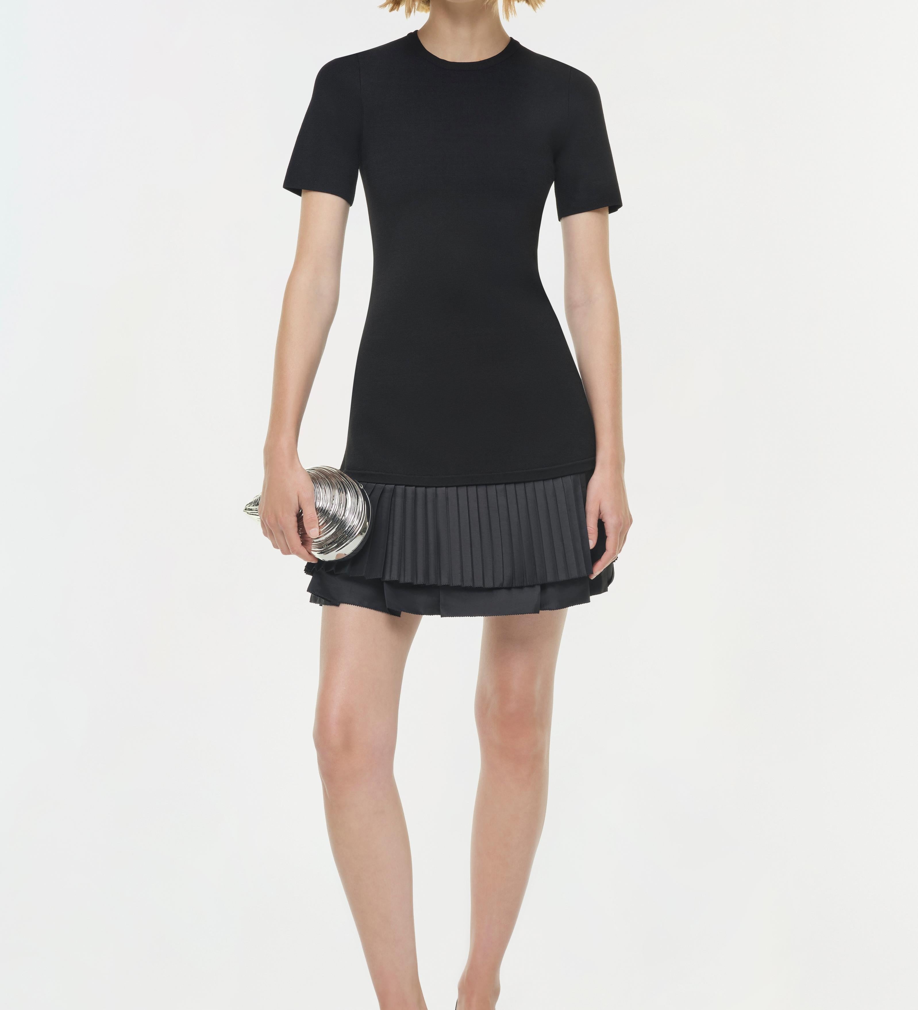 Simkhai - Lorin Taffeta Knit Midi Dress