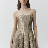 Simkhai - Celeste Metallic Jacquard Gown