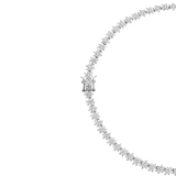 Dorsey - PETITE MARGUERITE RIVIÈRE NECKLACE IN LAB WHITE SAPPHIRE