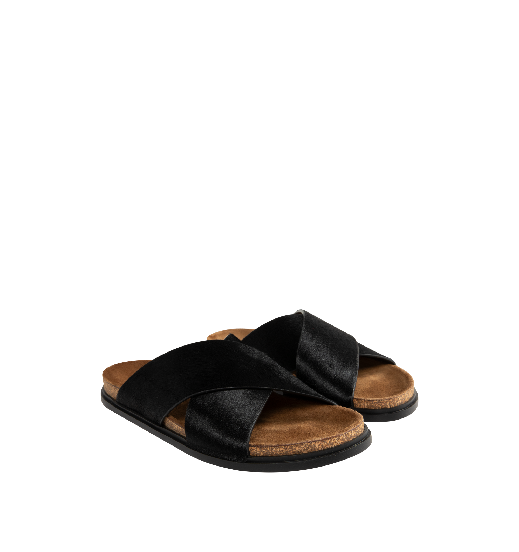 The Row - Cross Sandal In Pony Hair