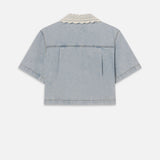FRAME - The Crochet Collar Shirt -- Florida