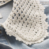 FRAME - The Crochet Collar Shirt -- Florida