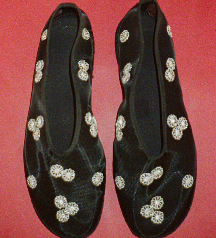 Ciao Lucia - Viani Milano X Ciao Lucia Embroidered Mesh Flat