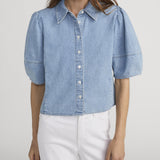 FRAME - The Lantern Blouse -- Aphrodite