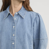 FRAME - The Lantern Blouse -- Aphrodite