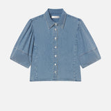 FRAME - The Lantern Blouse -- Aphrodite