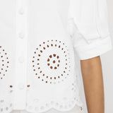 FRAME - The Eyelet Billow Sleeve Shirt