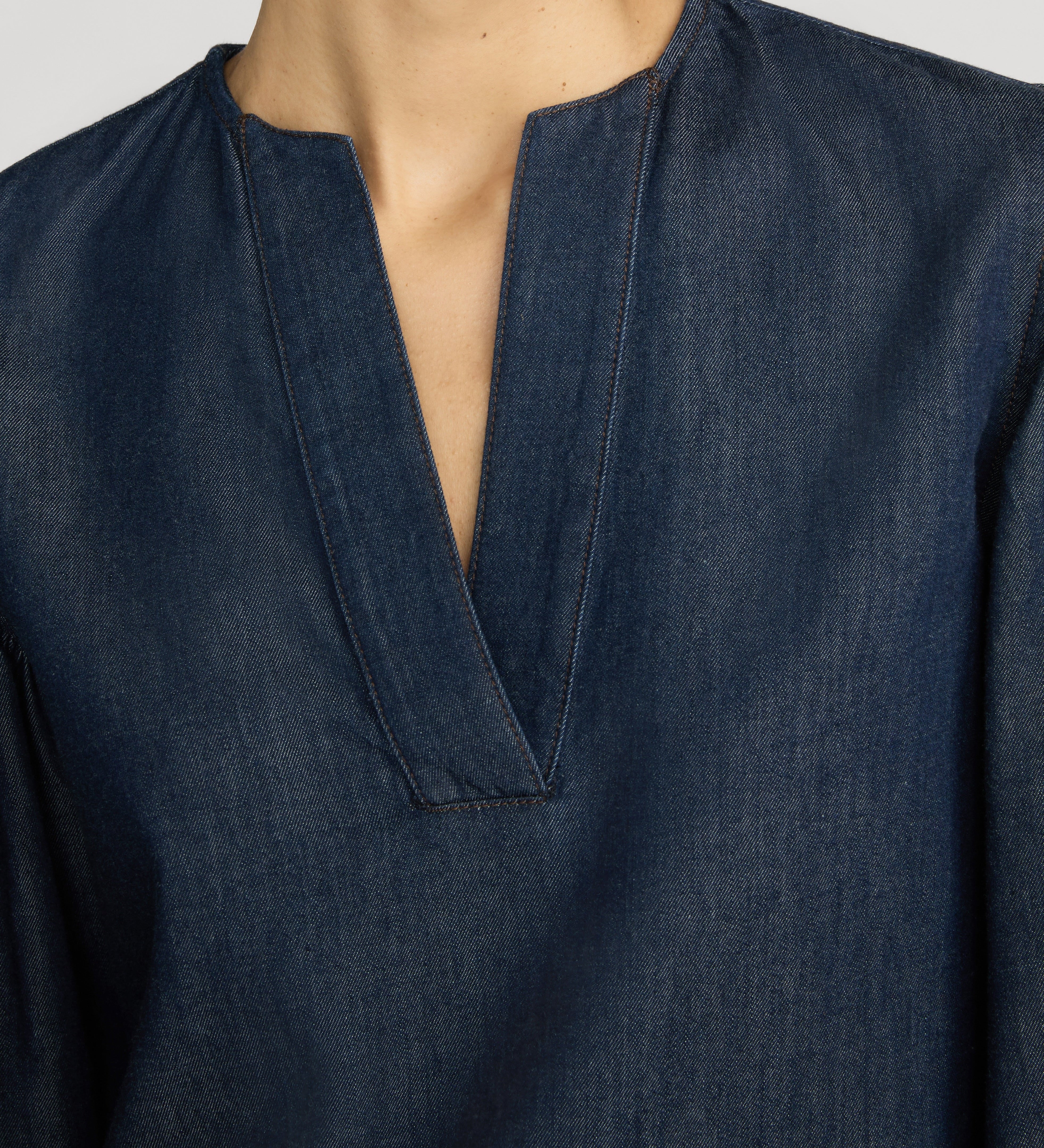FRAME - The Off Duty Long Sleeve Popover