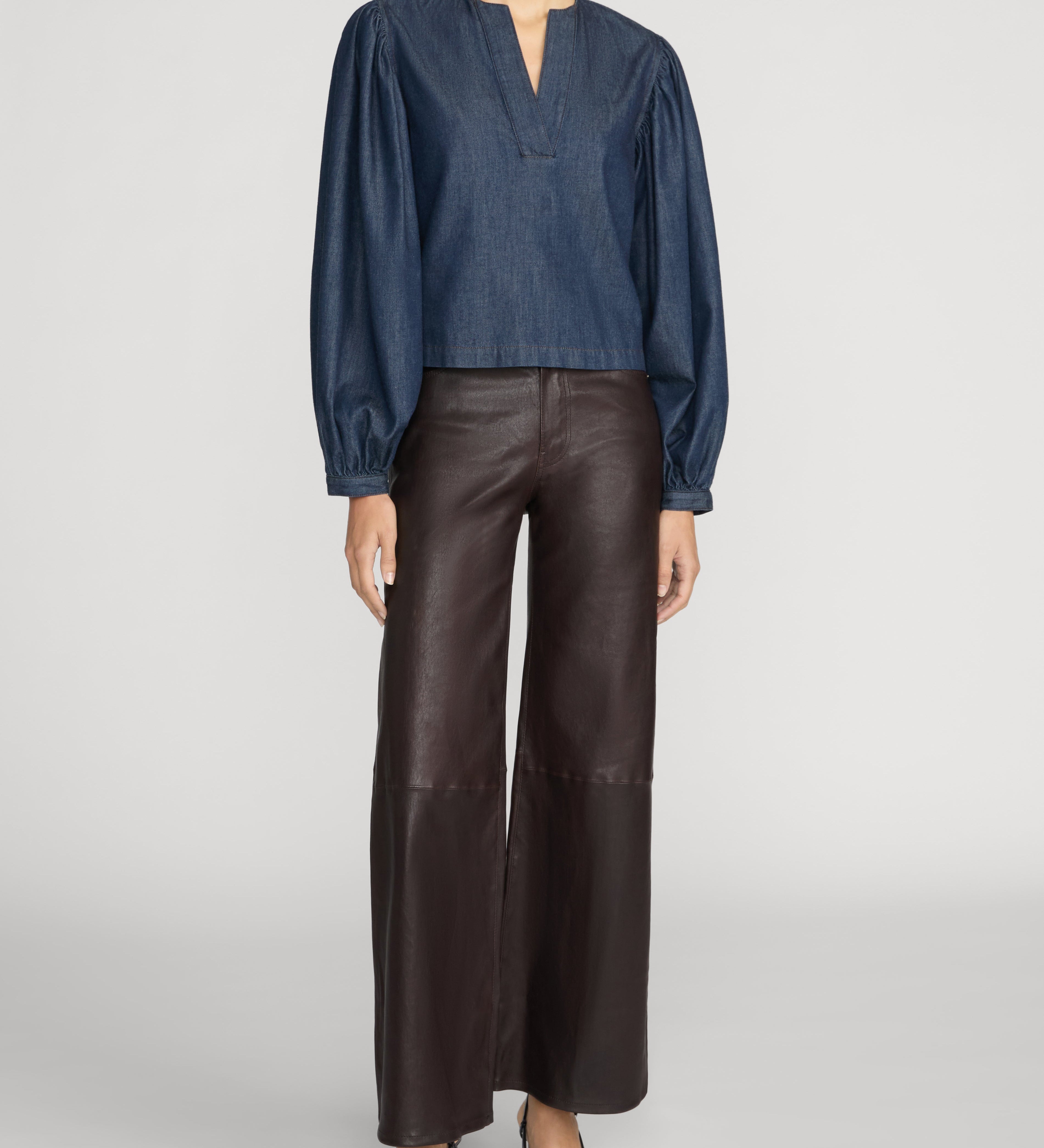 FRAME - The Off Duty Long Sleeve Popover
