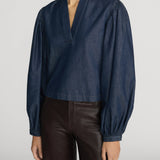 FRAME - The Off Duty Long Sleeve Popover