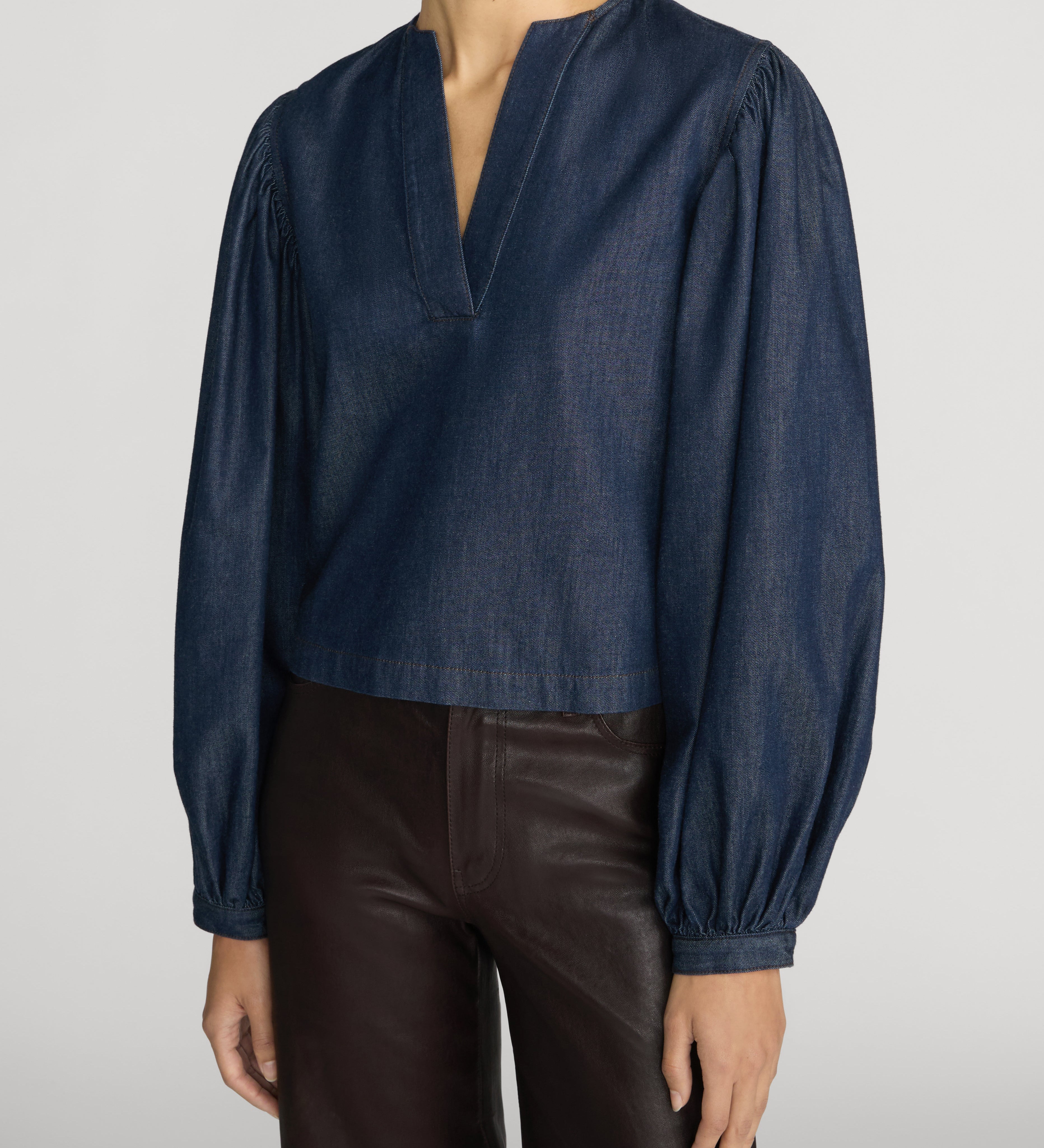 FRAME - The Off Duty Long Sleeve Popover