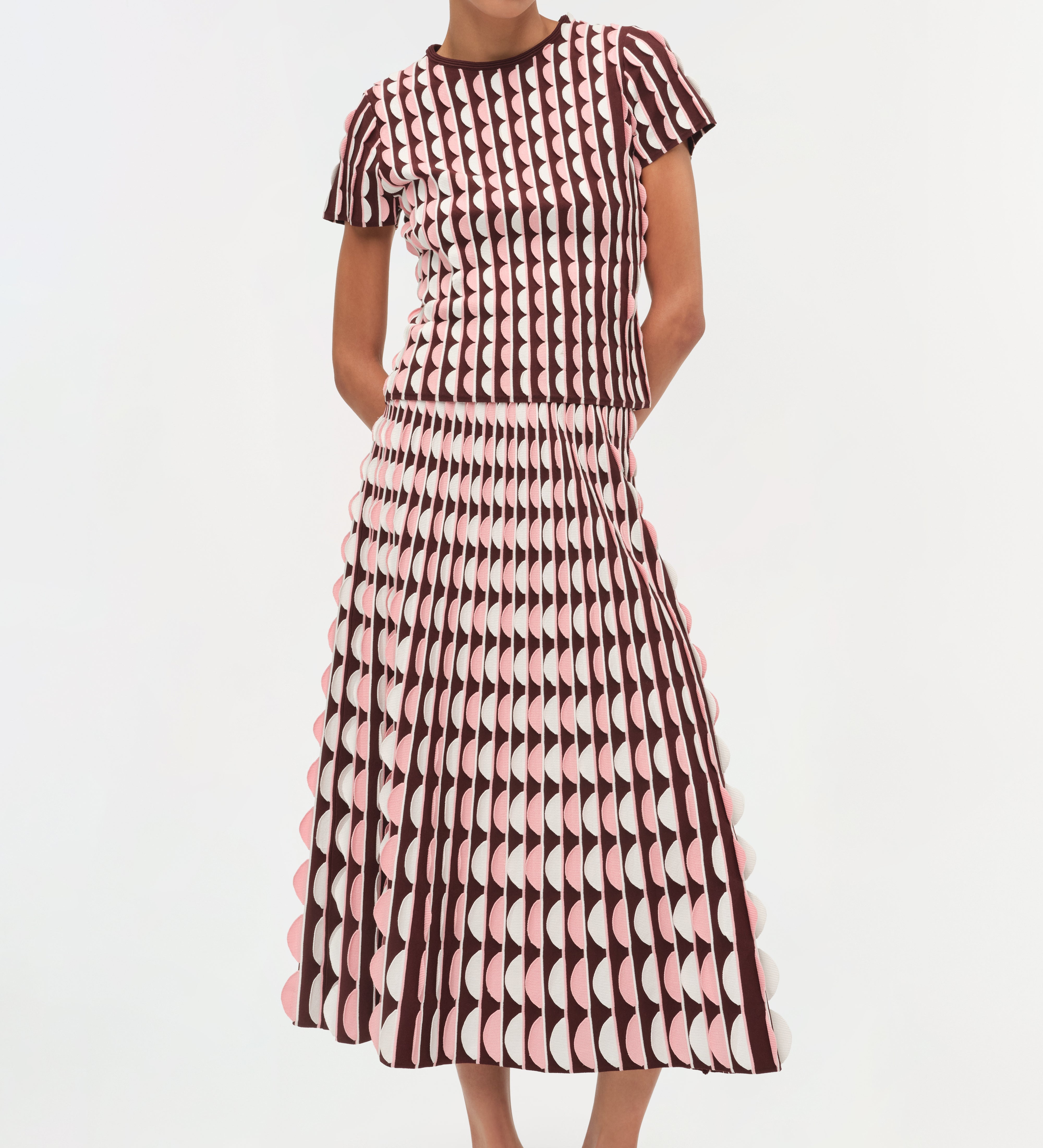 Simkhai - Kendra Scalloped Knit Top