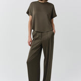 Simkhai - Addy Satin Combo Tee