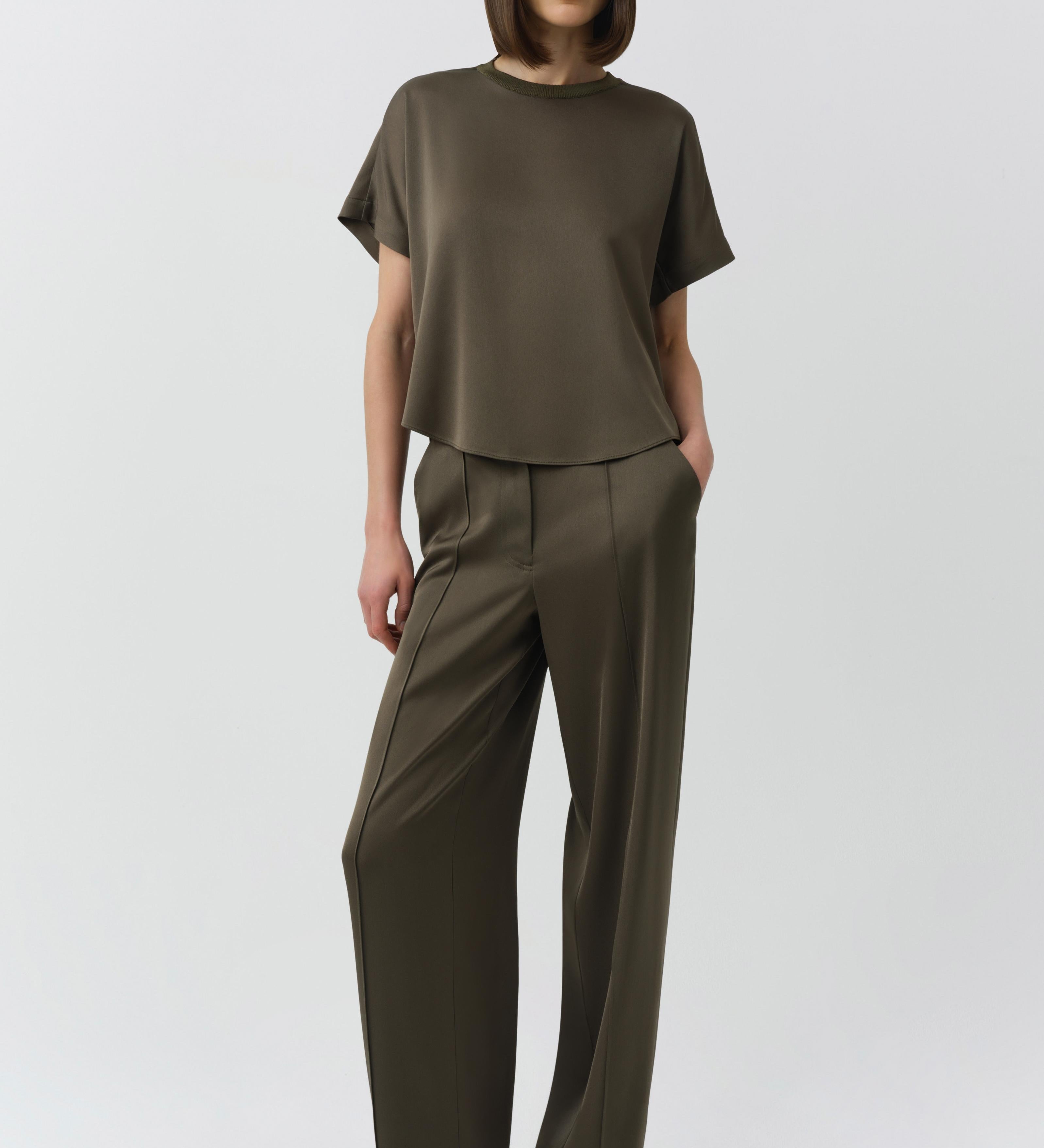 Simkhai - Addy Satin Combo Tee