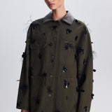 Simkhai - Larz Embellished Denim Jacket