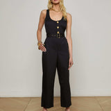 L'AGENCE - Branca Poplin Jumpsuit