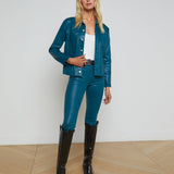 L'AGENCE - Janelle Coated Denim Jacket