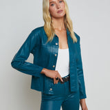L'AGENCE - Janelle Coated Denim Jacket