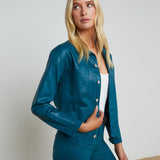 L'AGENCE - Janelle Coated Denim Jacket