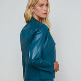 L'AGENCE - Janelle Coated Denim Jacket