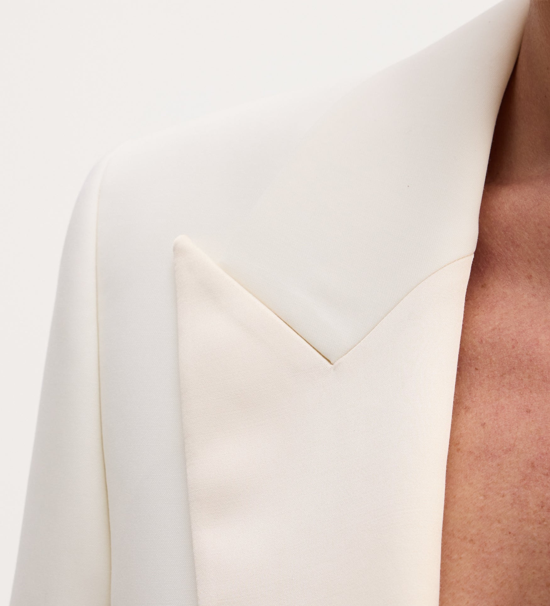ROHE - Cropped blazer | off white