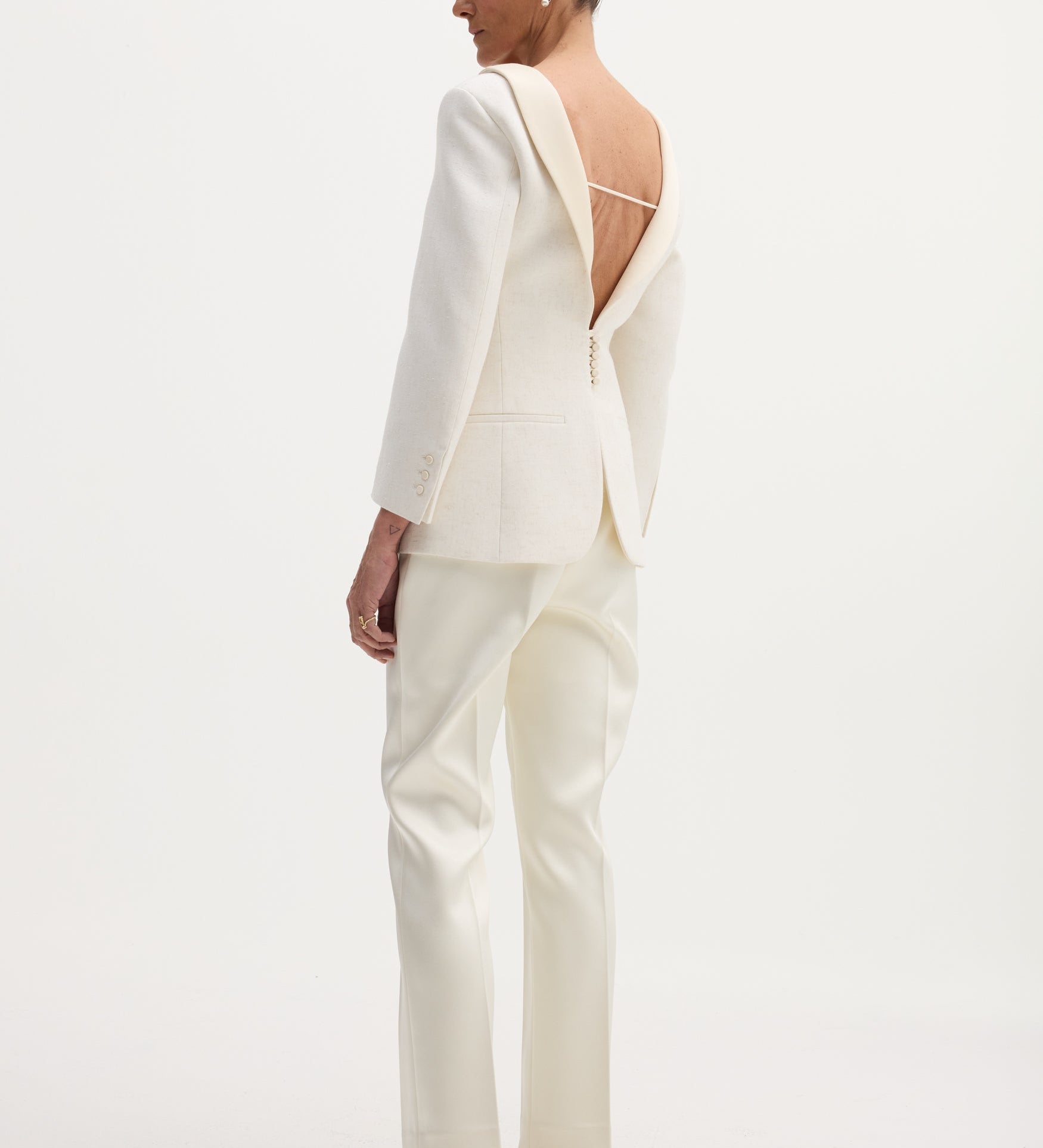 ROHE - Reversed blazer | winter white