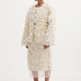ROHE - Handmade embellished jacket | ivory