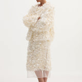 ROHE - Handmade embellished jacket | ivory