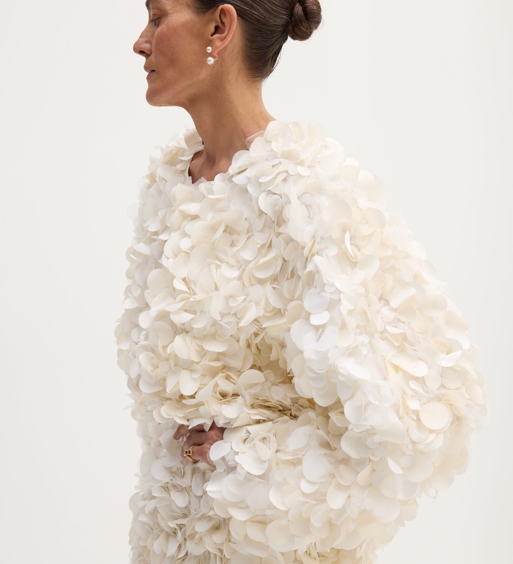 ROHE - Handmade embellished jacket | ivory