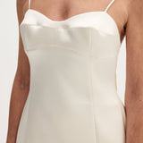 ROHE - Satin bustier top | ivory