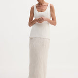ROHE - Fringe dress | ivory