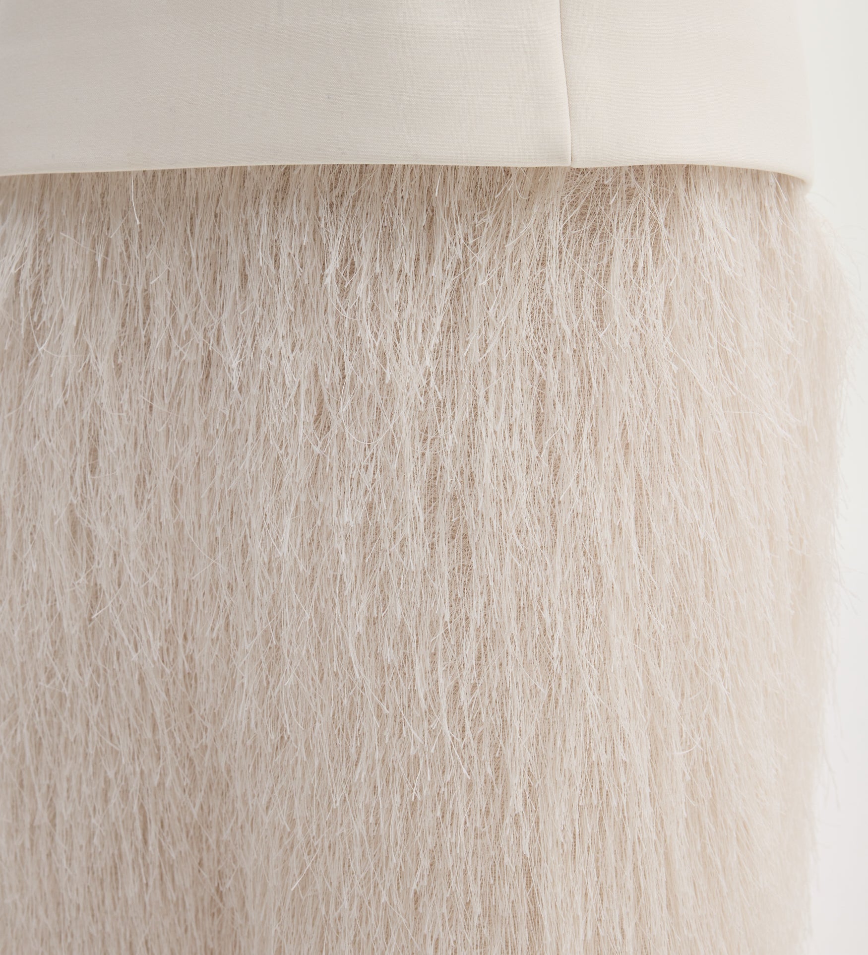 ROHE - Fringe dress | ivory