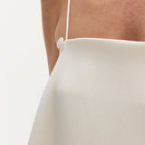 ROHE - Voluminous satin dress | ivory
