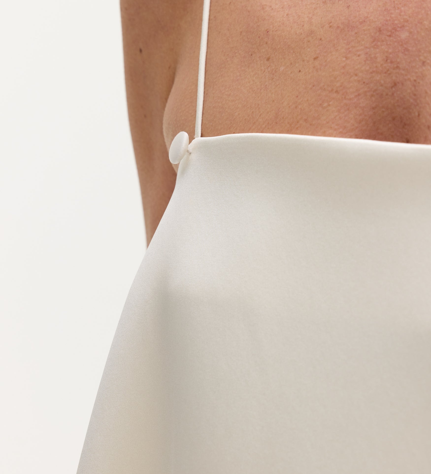 ROHE - Voluminous satin dress | ivory