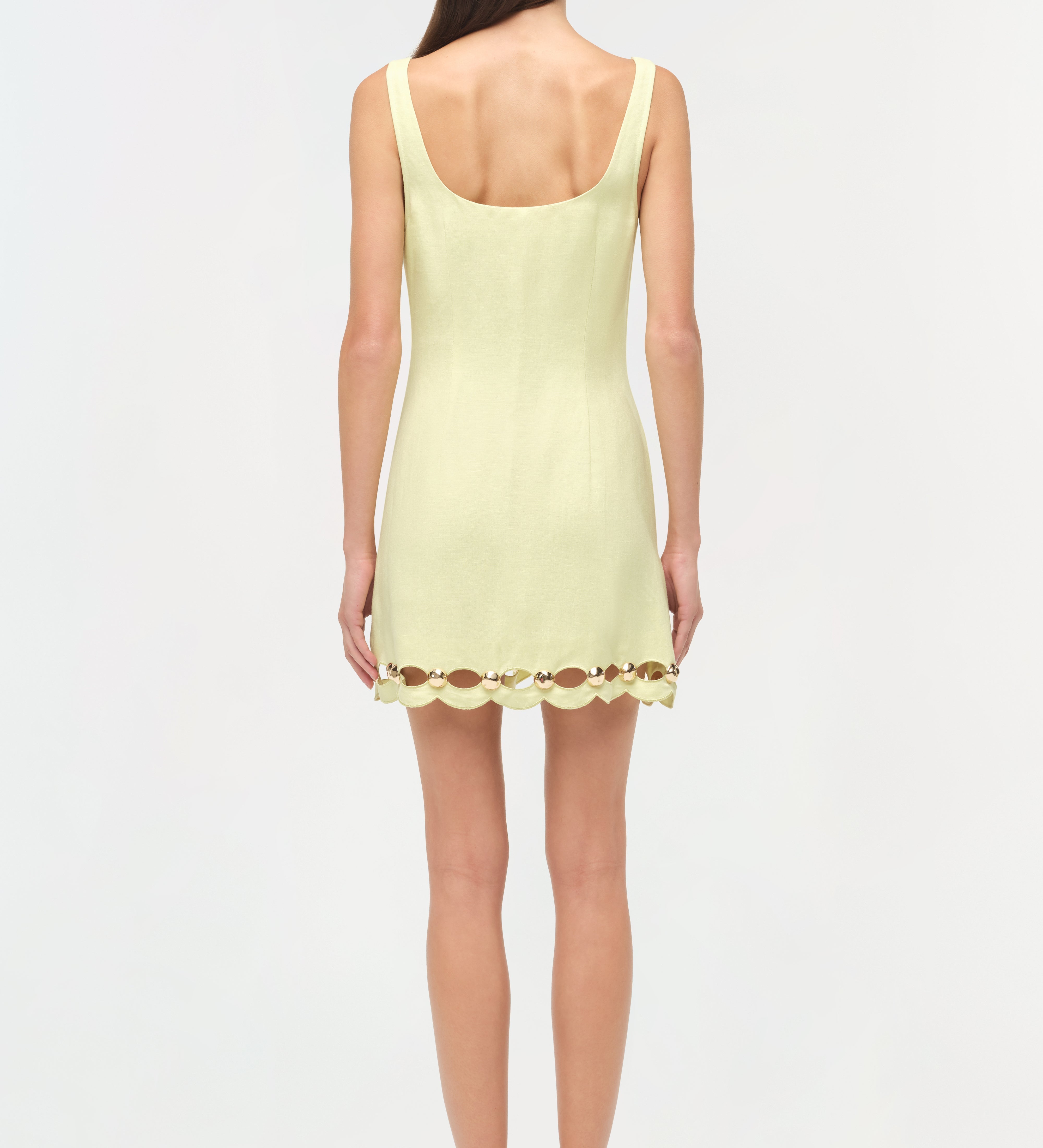 Simkhai - Lindley Studded Linen Midi Dress