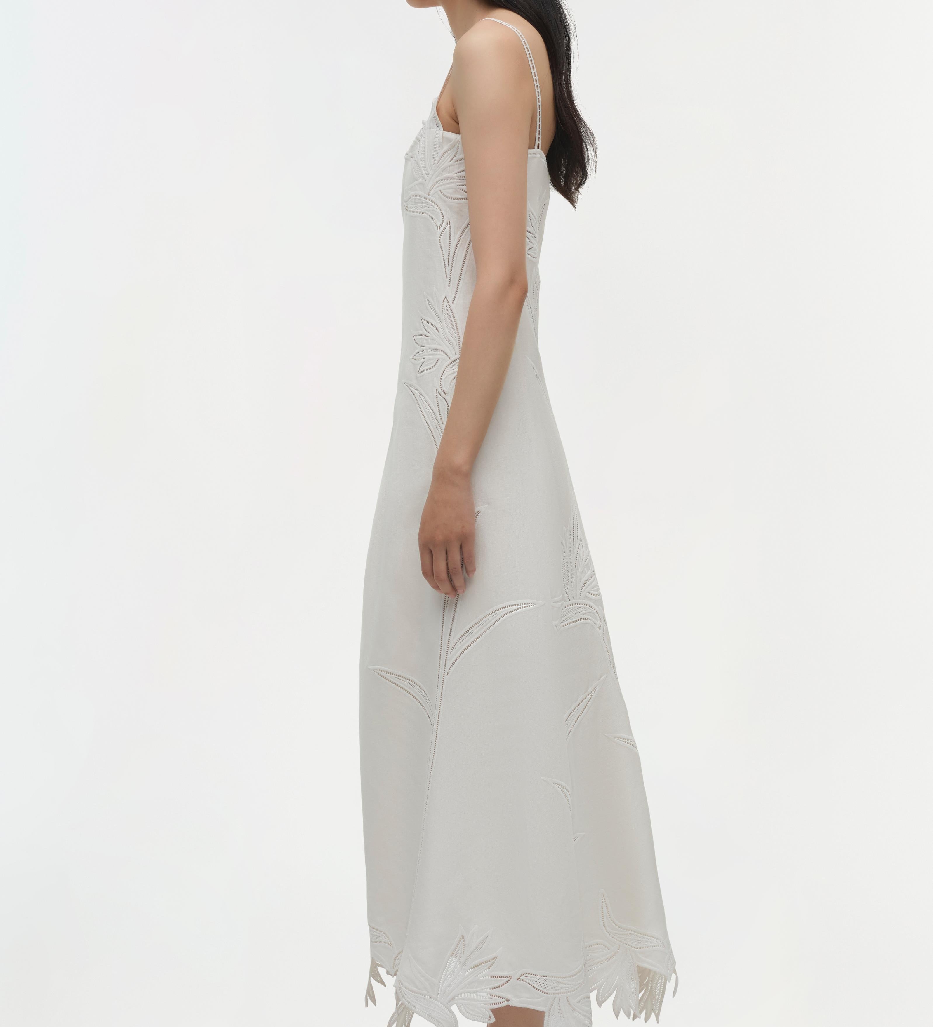 Simkhai - Ellery Embroidered Bustier Midi Dress