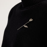 ROHE - Tulip silver brooch | silver