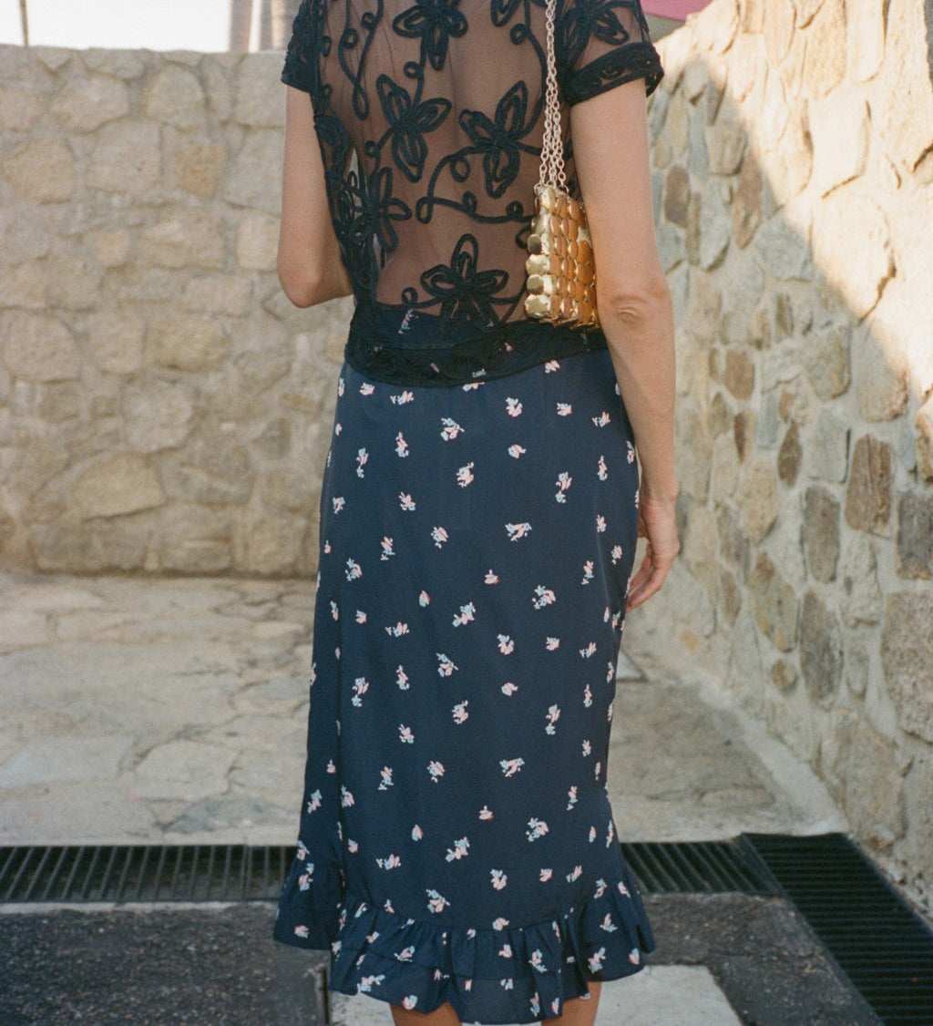 Ciao Lucia - Lilura Papillon Silk Skirt