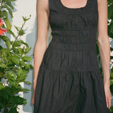 Ciao Lucia - Kala Black Cotton Dress