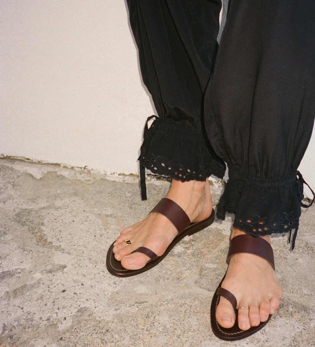 Ciao Lucia - Pauli Black Silk Pant