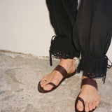 Ciao Lucia - Pauli Black Silk Pant