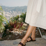 Ciao Lucia - Sua White Embroidered Cotton Dress
