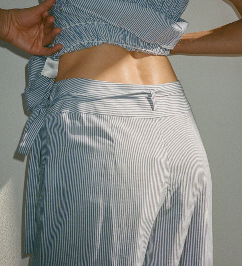 Ciao Lucia - Laida Stripe Cotton Pant