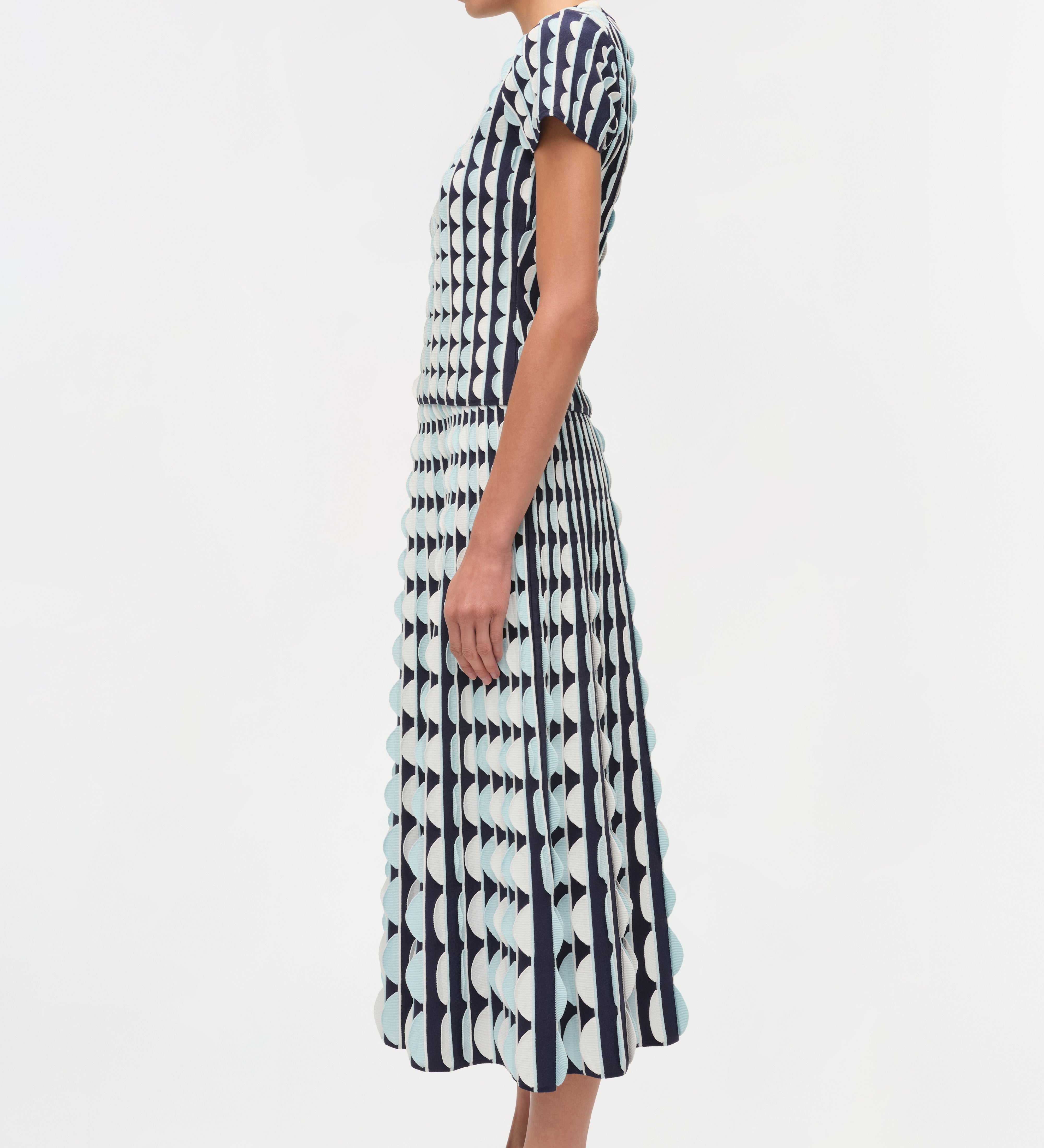 Simkhai - Kendra Scalloped Knit Top