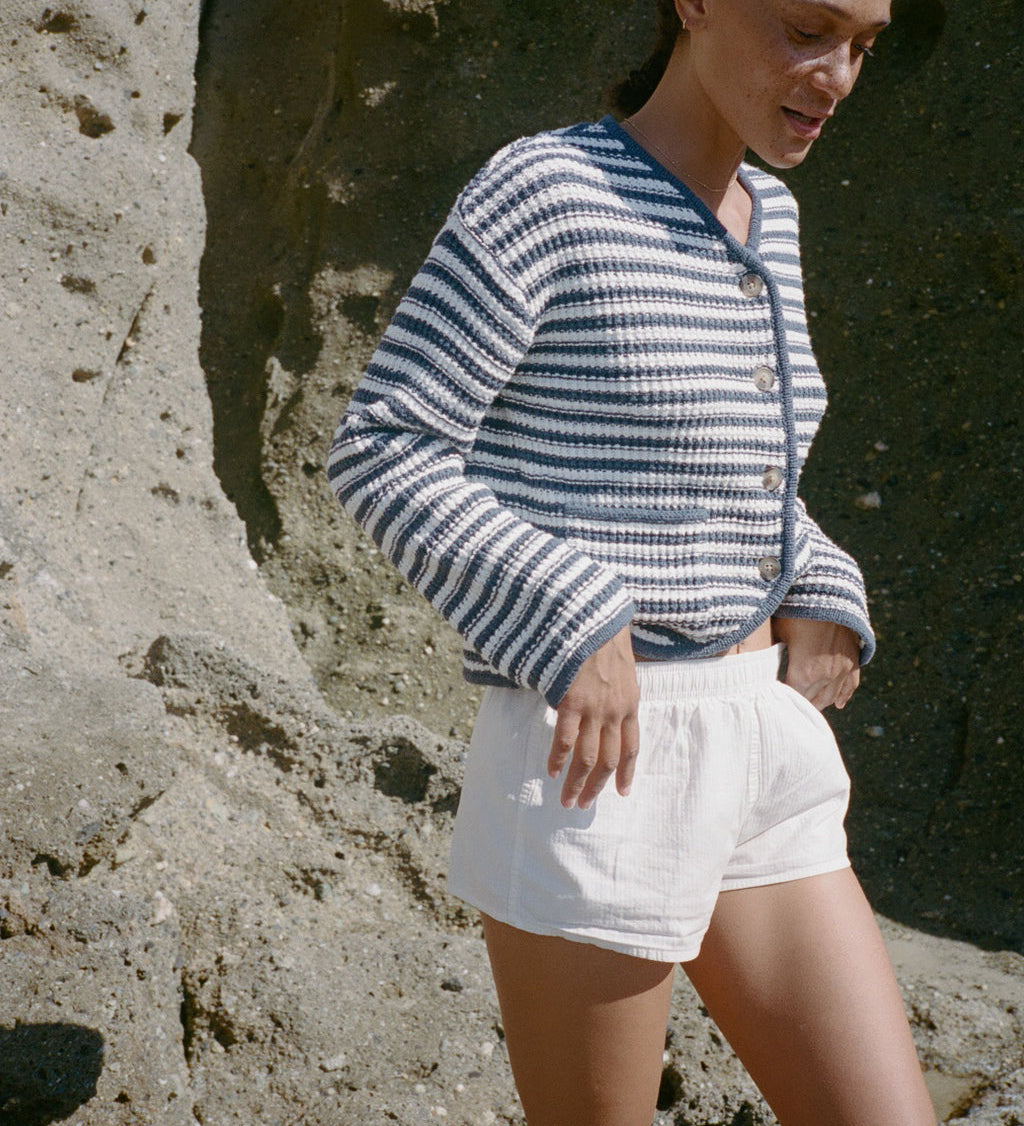 Ciao Lucia - Herta Stripe Knit Jacket